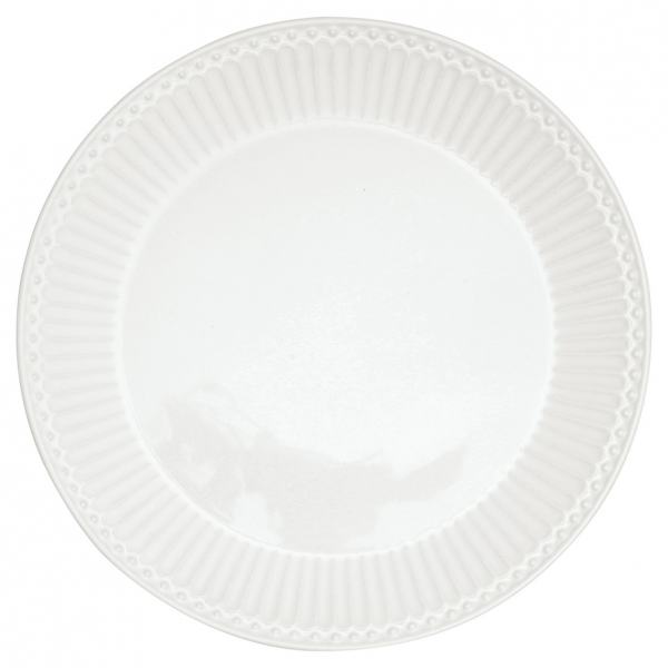 Plate Alice white