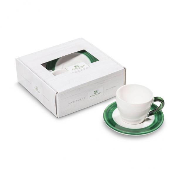 Gmundner Keramik Variation Grün Espresso für Dich Gourmet