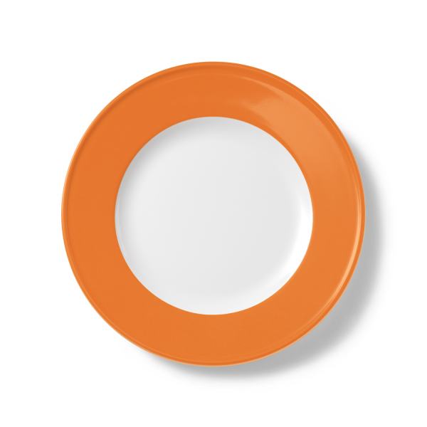 Dibbern Solid Color Orange Teller flach 28 cm Fahne