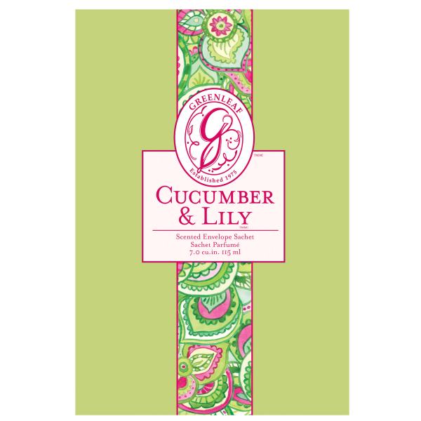 Greenleaf Duft-Sachet Cucumber & Lily Large