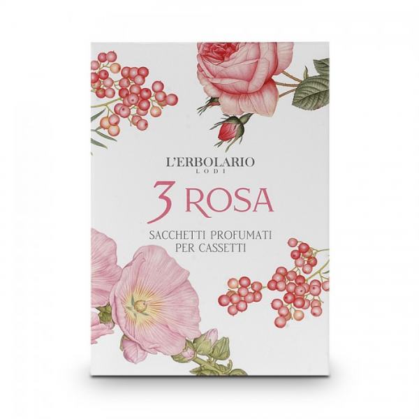 L'erbolario 3 ROSA Duftsachet für Schubladen