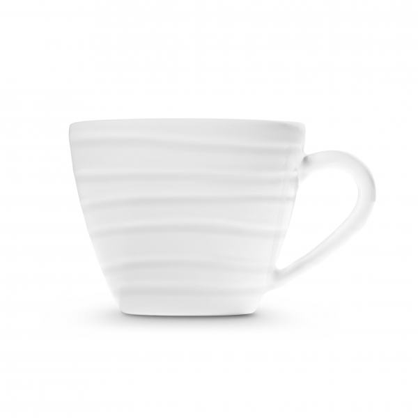 Gmundner Keramik Weißgeflammt Kaffeetasse Gourmet 0,2L