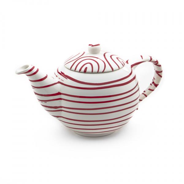 Gmundner Keramik Rotgeflammt Teekanne glatt 0.5L