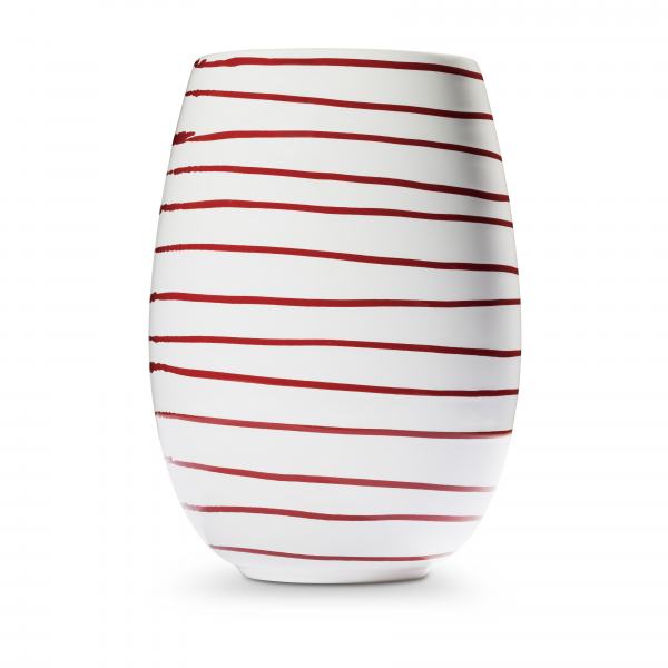 Gmundner Keramik Rotgeflammt Vase H: 21cm