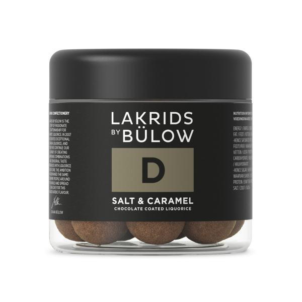 Lakrids by Bülow Small D - SALT & CARAMEL 125g