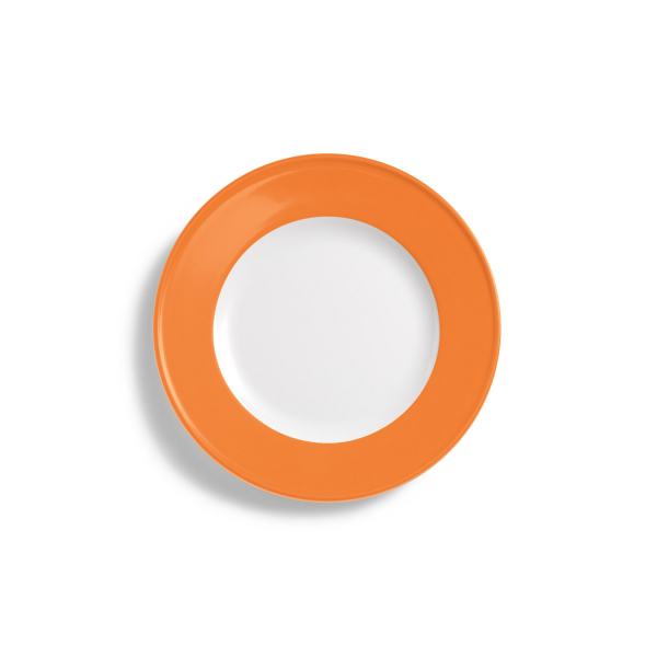 Dibbern Solid Color Orange Teller flach 21 cm Fahne