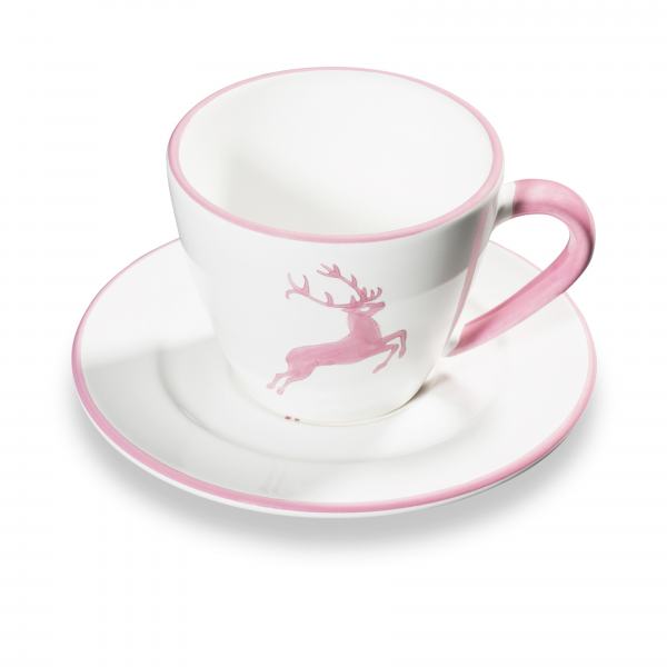 Gmundner Keramik Rosa Hirsch Kaffeetasse Gourmet 0,2L