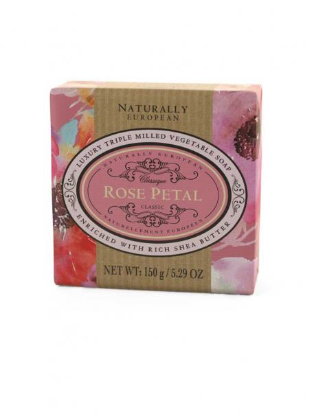Naturally European Rose Petal Soap 150g