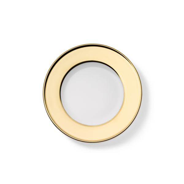 Dibbern Solid Color Teller flach 21 cm Fahne GOLD