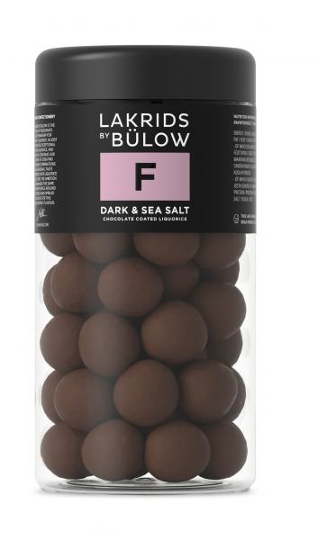 Lakrids by Bülow REGULAR F DARK & SEA SALT