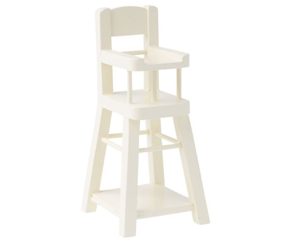 Maileg High chair, Micro - White